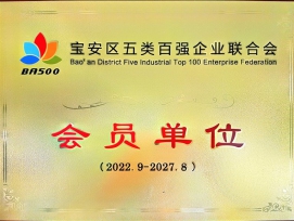 寶安區(qū)五類百強(qiáng)會(huì)員企業(yè)